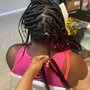 Small Knotless Braids