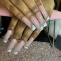 Acrylic Fill on Long Nails