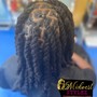 Stitch Braids Natural Hair 2-6 braids