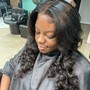 ROLLER WRAP- RELAXED HAIR