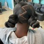 UPDO- RELAXED HAIR