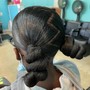 UPDO- RELAXED HAIR