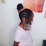 Kid's ages 2-6  Natural Braids