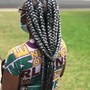 Medium Goddess Braids box braids (Mid back)