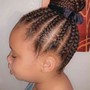 Kid's ages 2-6  Natural Braids