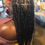 Medium Tribal Braids butt length ( Please Read Description)