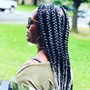 Medium Goddess Braids box braids (Mid back)