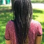 Medium Tribal Braids butt length ( Please Read Description)