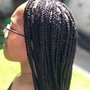 Feed-in  2-4 medium Braids (Please Read Description)