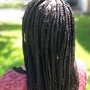 Jumbo Goddess/Bohemian knotless  Braids butt length ( Please red description)