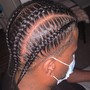 Natural Cornrow Braids