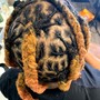 Kids half head starter locs