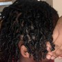 2 strands with braided roots