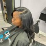 Full Sew In, Closure Sew In, Full Weave, Invisible Part Sew In, Lace Closure Sew In, Partial Sew In, Partial Weave, Quick Weave, Sew-in maintenance, Silk Closure Sew in, Takedown, Tracking / Single Track Sew-In, Weave maintenance, Versatile Sew In