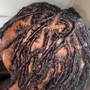 Short Retwist above shoulder