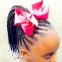 Kids Braided Ponytails