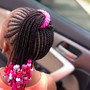 Kids Braided Ponytails