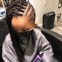 2-rows Feed in Braids