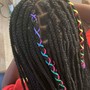 Kids braids with beads