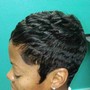 Relaxer with Pixie Cut style