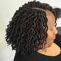 Shoulder length Kinky Twist