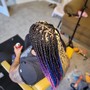 Large Knotless Box Braids