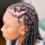 Large Feed in Braids (Lemonade)