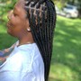 Small stitch braids straight back 8-12