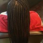 Small stitch braids straight back 8-12