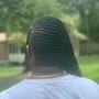 Large Feed in ponytail