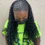 French curl smedium box braids