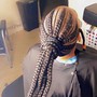 Small design cornrows added