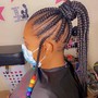 Small design cornrows added