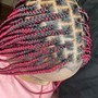 Large knotless braids (contact before booking)