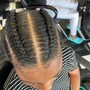 Half Head Crochet Braids