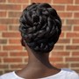 Updo w/ Crochet Hair