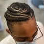 QRWND Men’s Stylized Cornrows/Braids