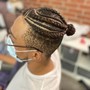 QRWND Men’s Stylized Cornrows/Braids