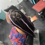 Bohemian French braids with box braids