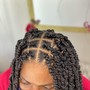 Natural hair box braids$110+