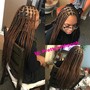 Medium knotless/ box Braids