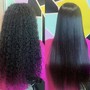 Matte Black Semi Perm Color (your hair)