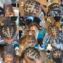 Takedown (braids, weaves)