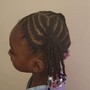 Kid's Braided ponytail