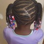 Kid's Braided ponytail