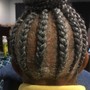 Knotless, Cornrows