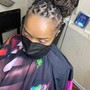 (Full Head) Hair Lightening  W/ Retwist & Style