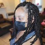 2 Cornrows (Feed in Braids)