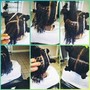 Medium knotless Braids