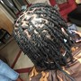 Loc retwist and wash